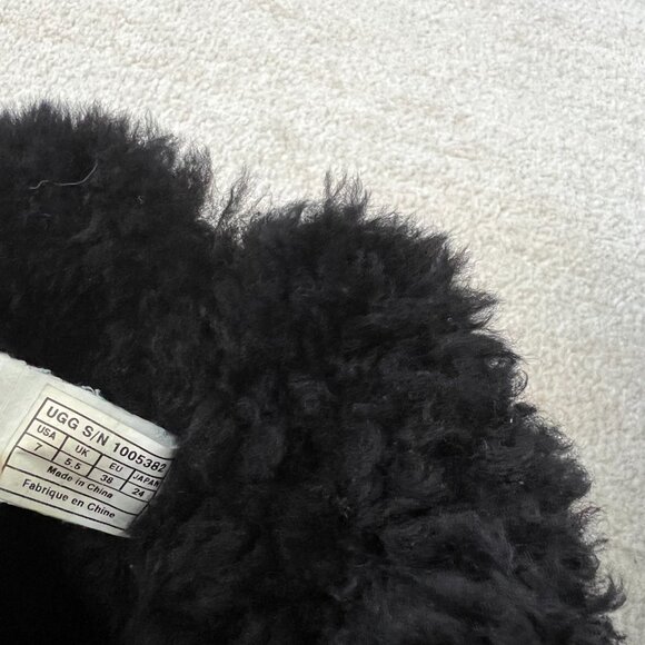 Ugg Boho Black Mini Boots 7 - Picture 2 of 9